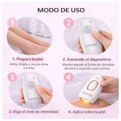 Depilación IPL profesional desde casa en 4-6 semanas